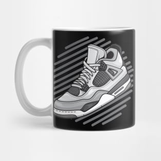 AJ 4 Retro Military Black Sneaker Mug